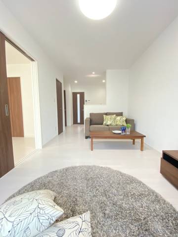 眺望　モデルルーム写真です。家具はサンプルです。