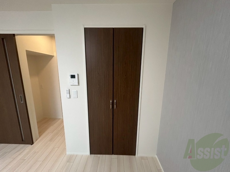 収納　ここに収納があります。収納があると部屋が広く使えます