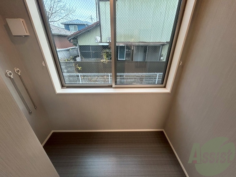 バルコニー　インナーバルコニーが付いているので洗濯物も干せます！