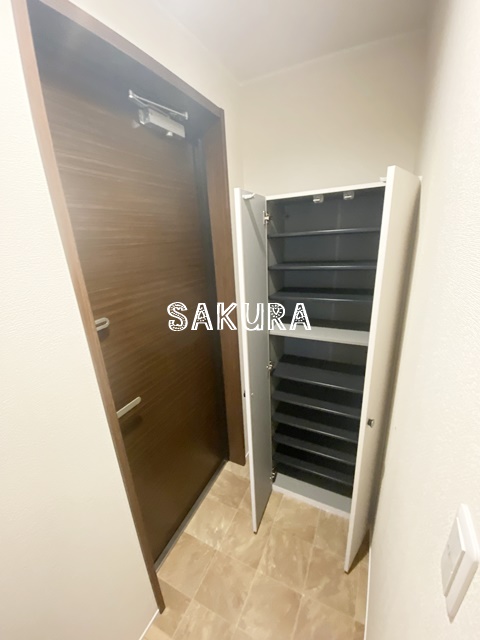 玄関　大容量のシューズボックス♪