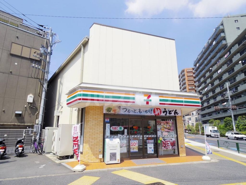 コンビニ　セブンイレブン葛飾堀切3丁目店（コンビニ）まで80m