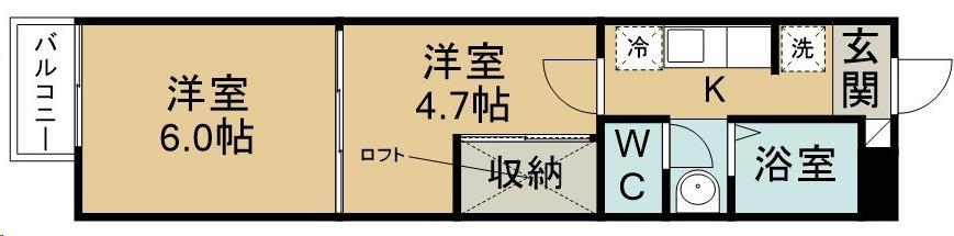 CCDブルックリンの間取り写真