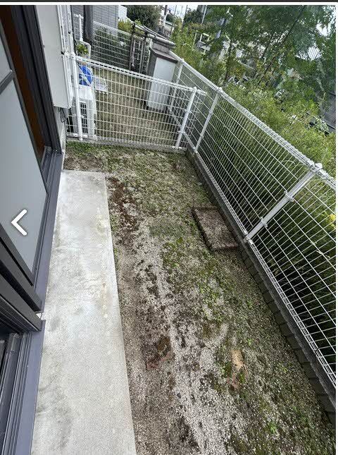 バルコニー　専用のお庭があります。