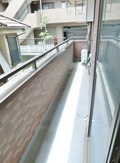 バルコニー　２０１号室の写真です。