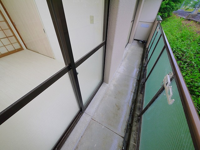 バルコニー　広々としたバルコニーです