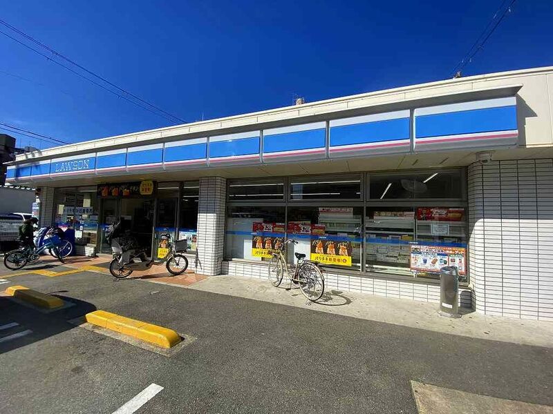 コンビニ　ローソン野里1丁目店（コンビニ）まで147m