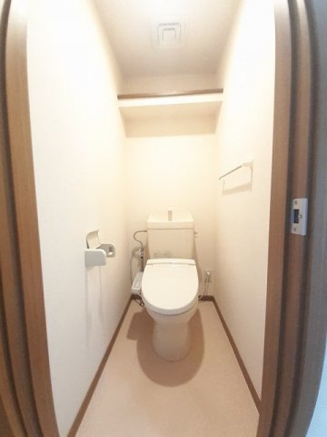 トイレ　ゆったりとした空間のトイレです