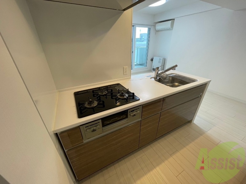 キッチン　システムキッチンなので、すぐお料理に使えます！