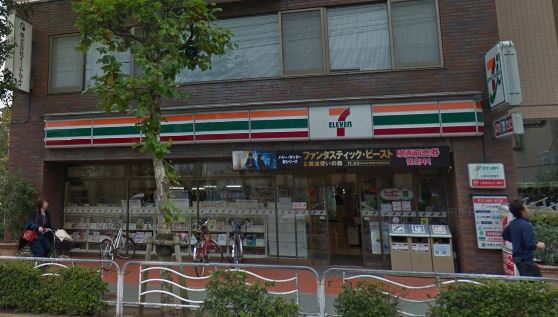 コンビニ　セブンイレブン 江東大島1丁目店（コンビニ）まで3m