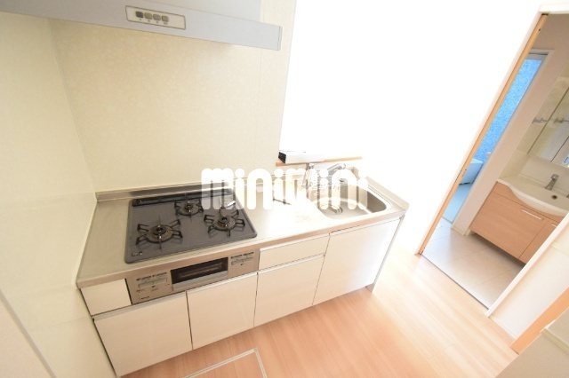 キッチン　写真は別号室です。