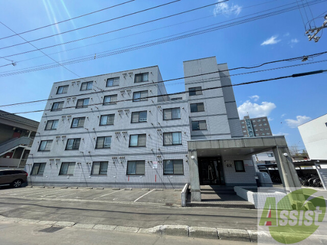 建物外観　札幌市東区北十二条東「ステュデュオ北１２条」