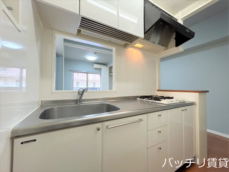 キッチン　※同型タイプ写真の為、現状優先。初期費用分割可能