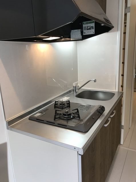 キッチン　２口コンロ設置済