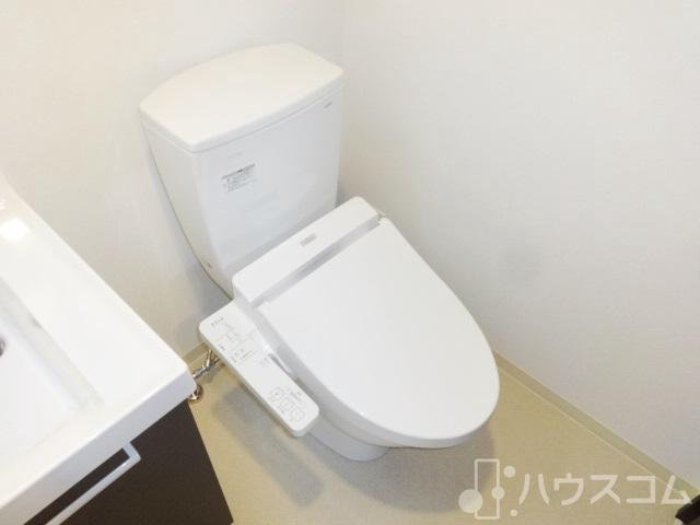 トイレ　アメリカンスタイルが流行です。