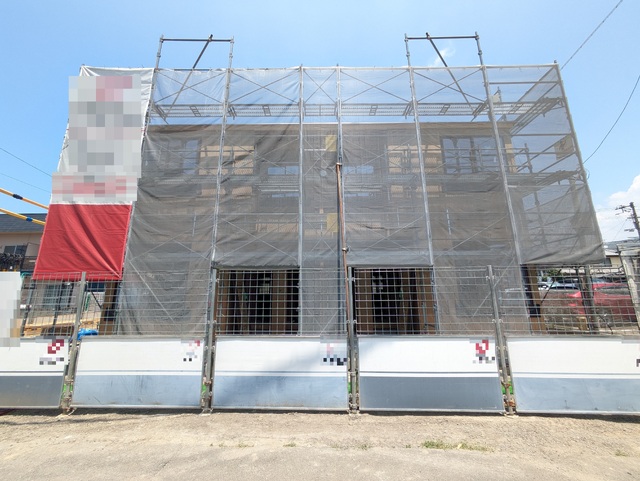 建物外観　建築中