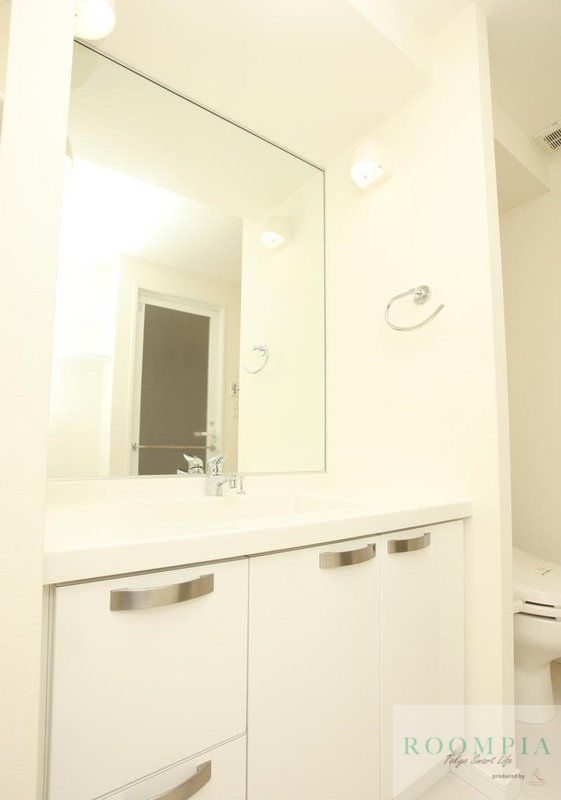 洗面設備　※同タイプの別のお部屋です。