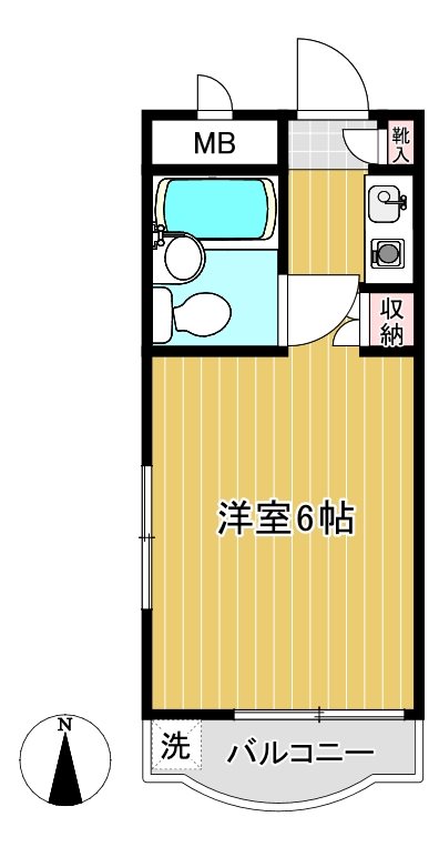 ハイツFMTの間取り写真