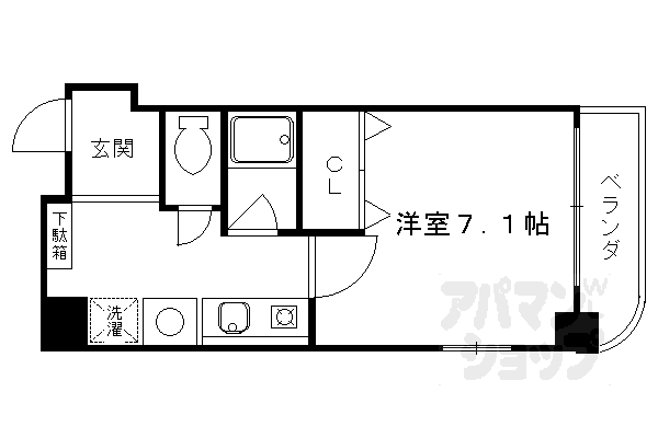 ランドマークシティ京都烏丸五条の間取り写真