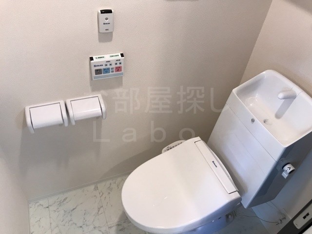 伊豆箱根大雄山線 穴部駅 徒歩2分 2階建 築8年のトイレ写真