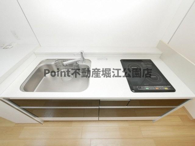 地下鉄四つ橋線 肥後橋駅 徒歩8分 12階建 築20年のキッチン写真