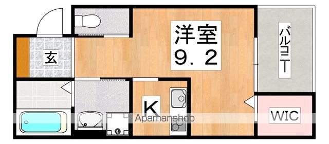 近鉄南大阪線 矢田駅 徒歩2分 3階建 築9年の間取り写真