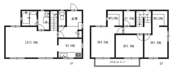 英賀清水町3丁目の間取り写真