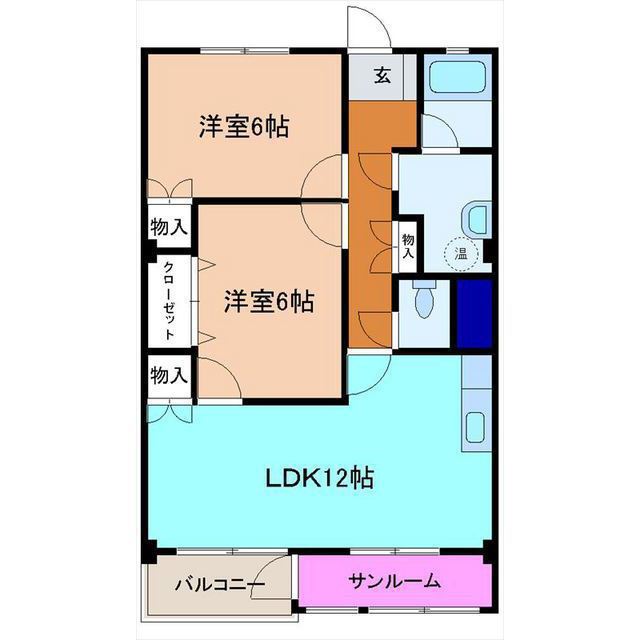 幸町ドゥエリングの間取り写真