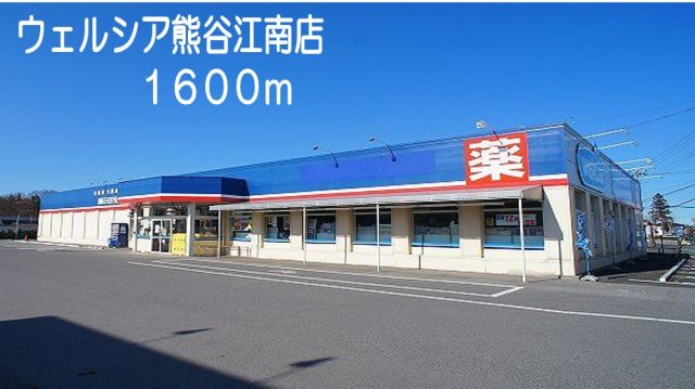 ドラックストア　ウェルシア　熊谷江南店（ドラッグストア）まで1600m