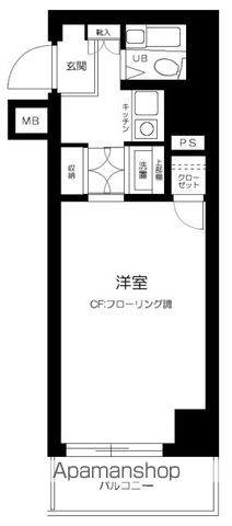 都営浅草線 浅草駅 徒歩7分 11階建 築36年の間取り写真