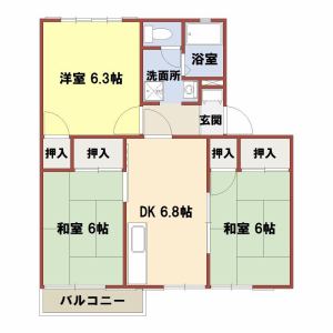 コート鶴林の間取り