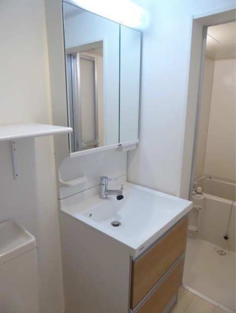 洗面設備　嬉しい独立洗面