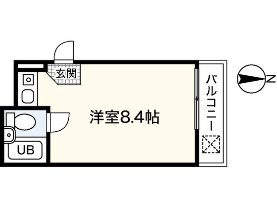 広島市南区皆実町のマンションの間取り