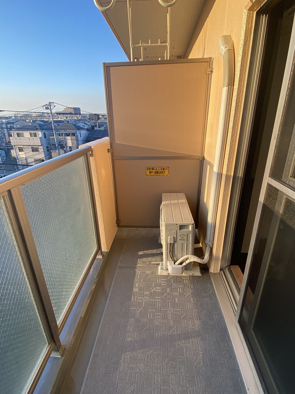 バルコニー　※退去前のため、以前の写真を使用しています。