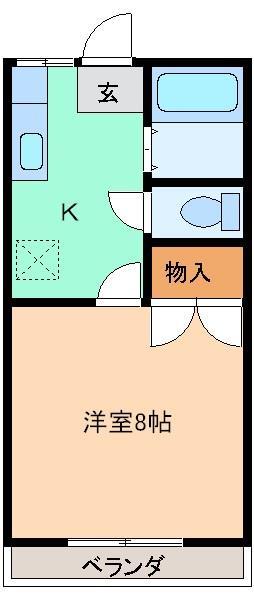 パルテノン　IIの間取り
