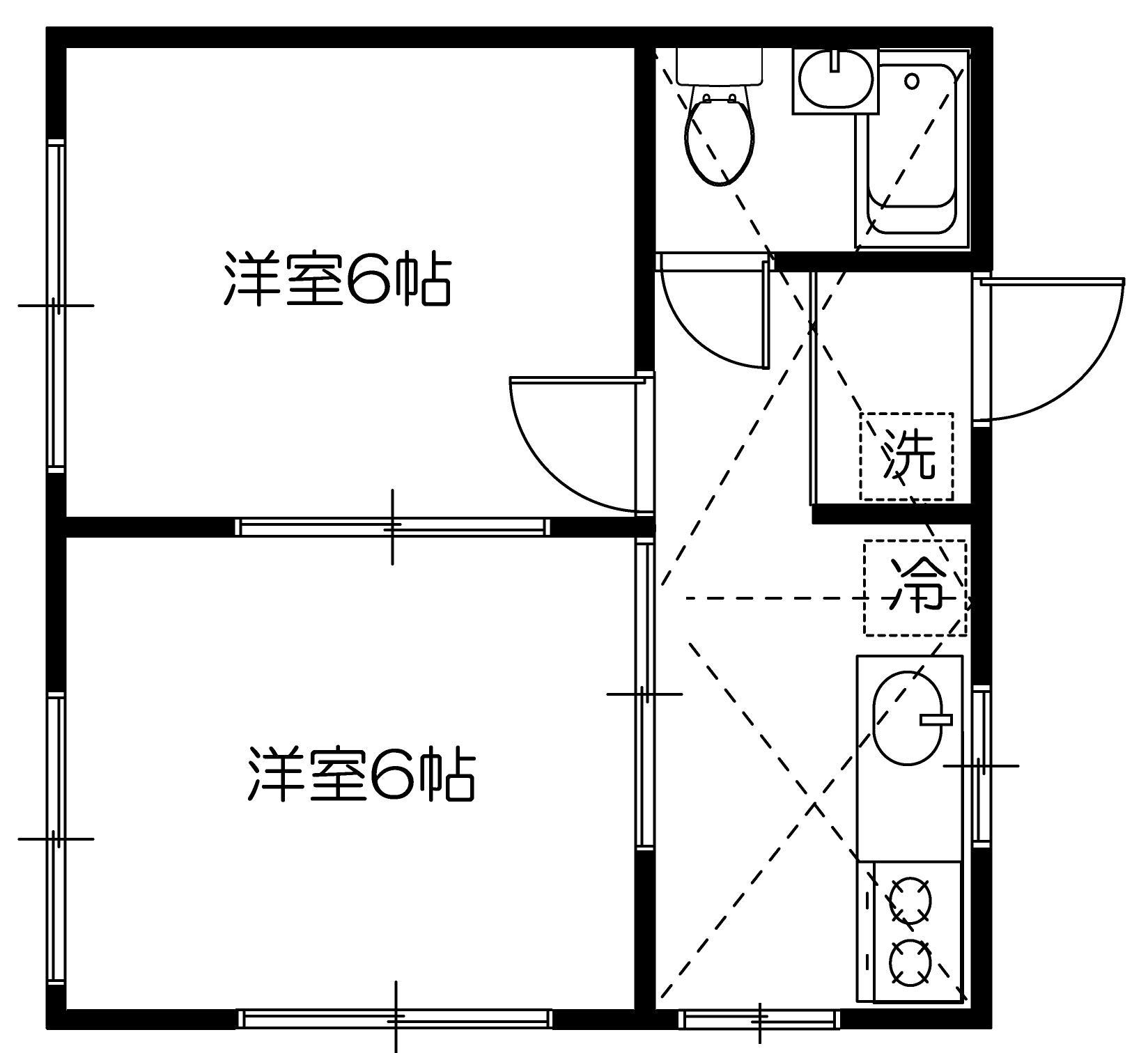 スターパレス　２の間取り