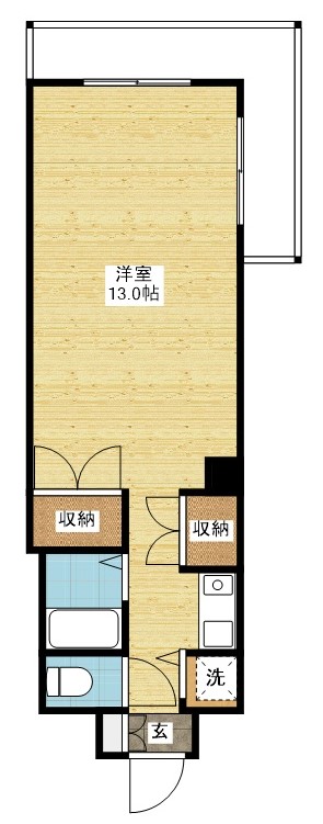 長崎市若竹町のマンションの間取り