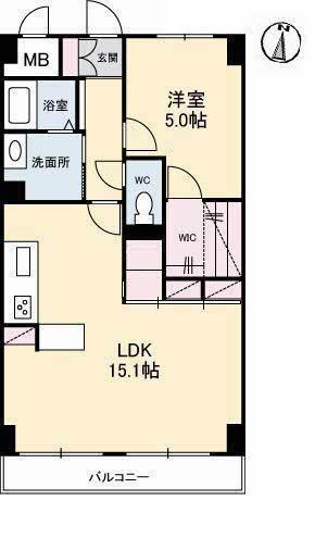 ジュネス南蔵王　壱番館の間取り