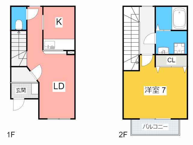 ヨーロピアンシャレー鵜ヶ池の間取り