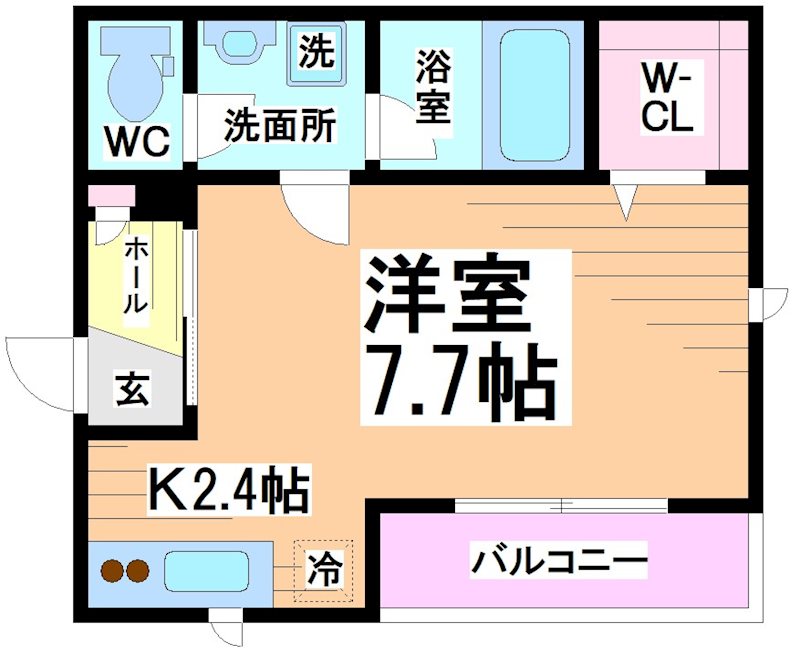 神奈川県川崎市多摩区生田６（アパート）の賃貸物件の間取り