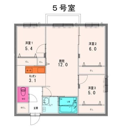 ディオグラシア宮の森の間取り