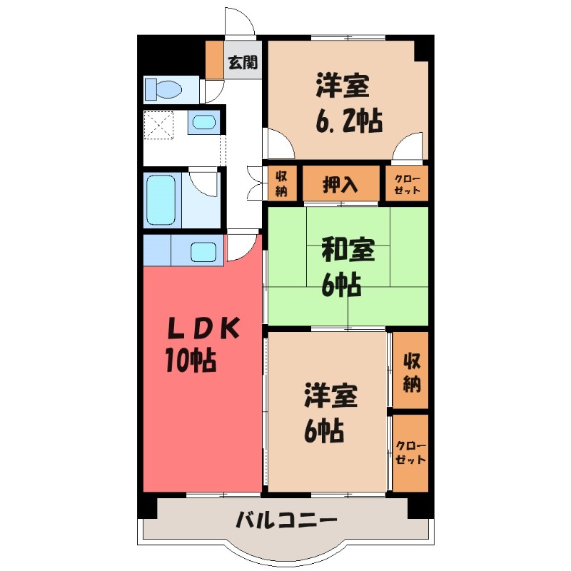 ロワイヤルの間取り