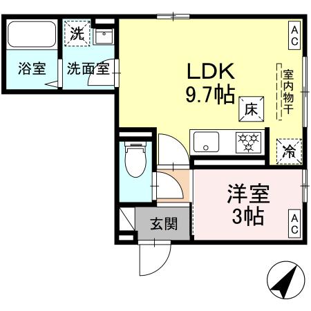 エクセリア湘南の間取り