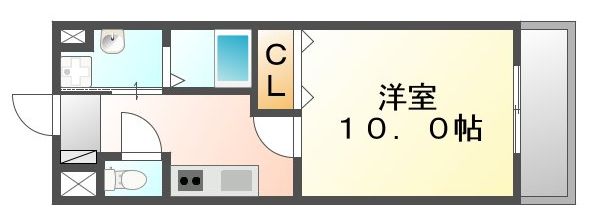 福山市吉津町のマンションの間取り