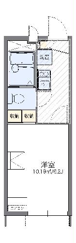 レオパレスレイクホライズンIIの間取り