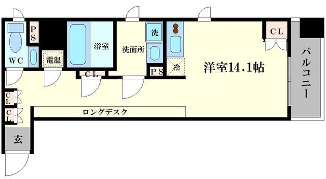 アーバンフラッツ瓦町の間取り