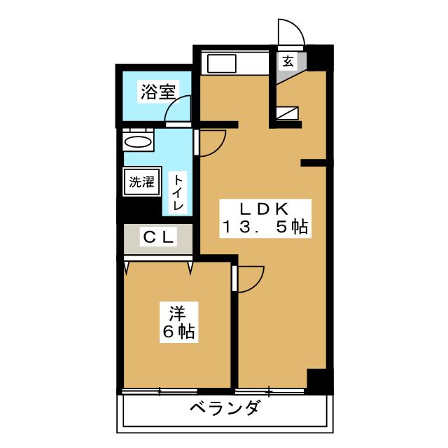 品川区上大崎のマンションの間取り