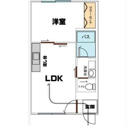 ピュアパレス高盛の間取り