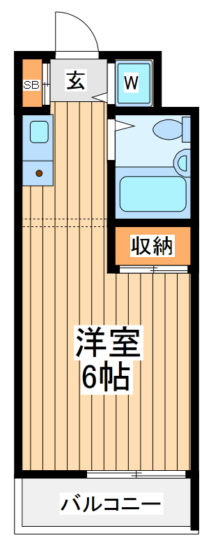 大和市大和南のマンションの間取り