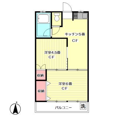 ニュー目白荘の間取り