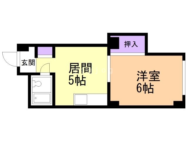 札幌市北区北三十七条西のマンションの間取り